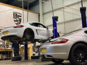 porsche minor cayman servicing