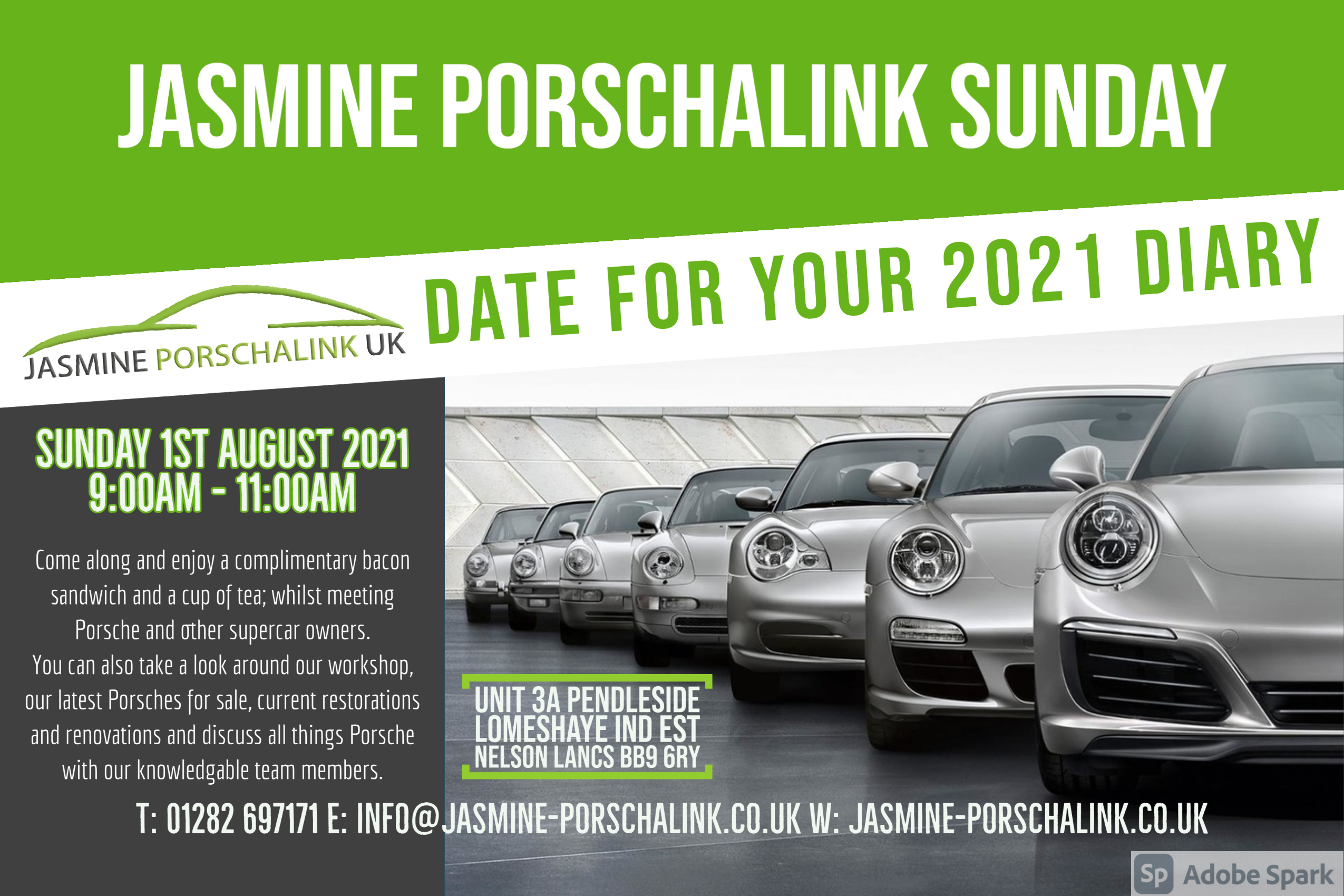 EVENT: Jasmine PorschaLink Sunday – 01/08/2021